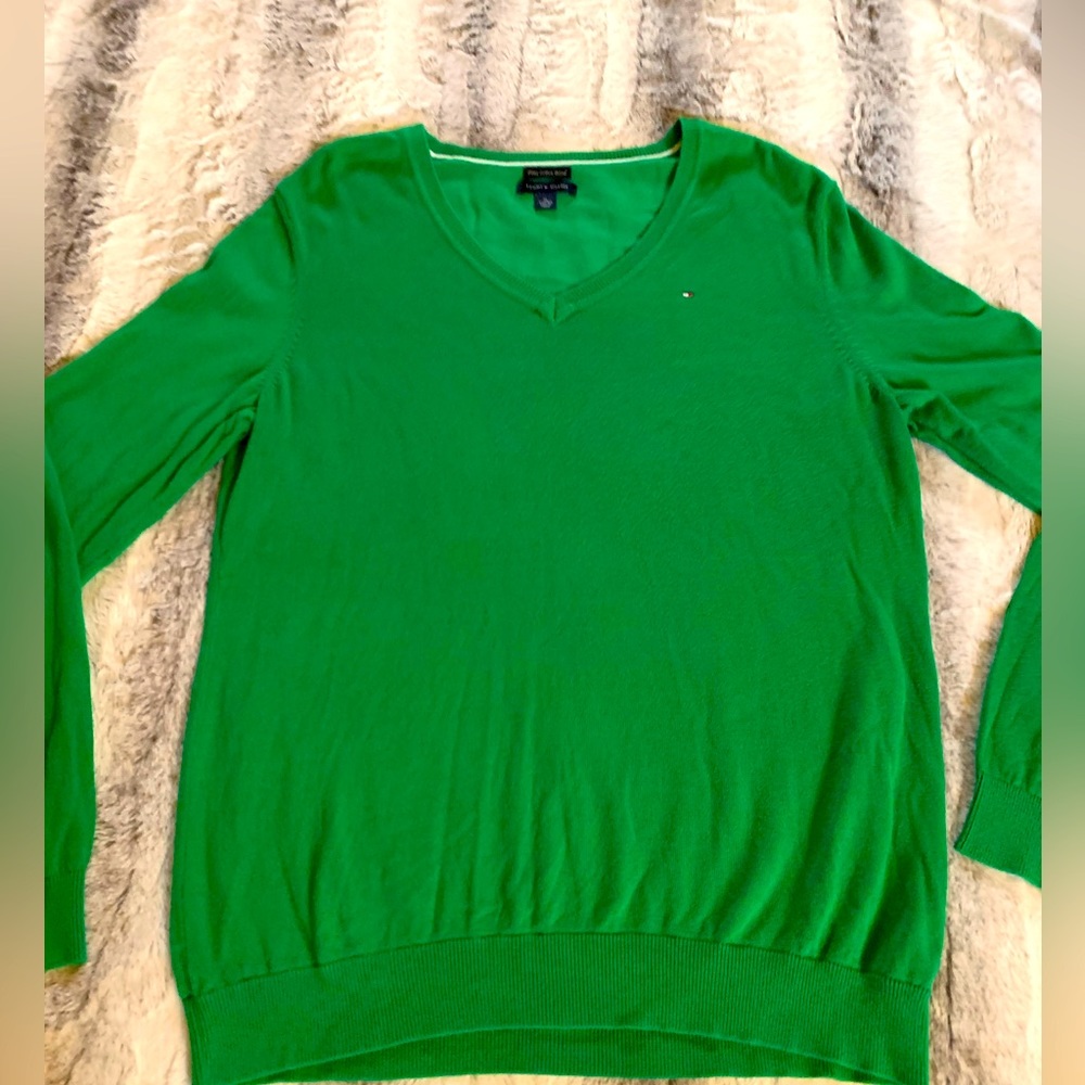 Womens XL Tommy Hilfiger V-neck Sweater